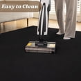 thumbnail image 4 of ThreadGlobe Fluffy Faux Rabbit Fur Rug 6'x9', Cloud-Soft Rugs for Living Room, Bedroom & Nursery, Non-Slip No-Shed Area Rug, Machine Washable Rug, Black, 6x9 Ft, 4 of 7