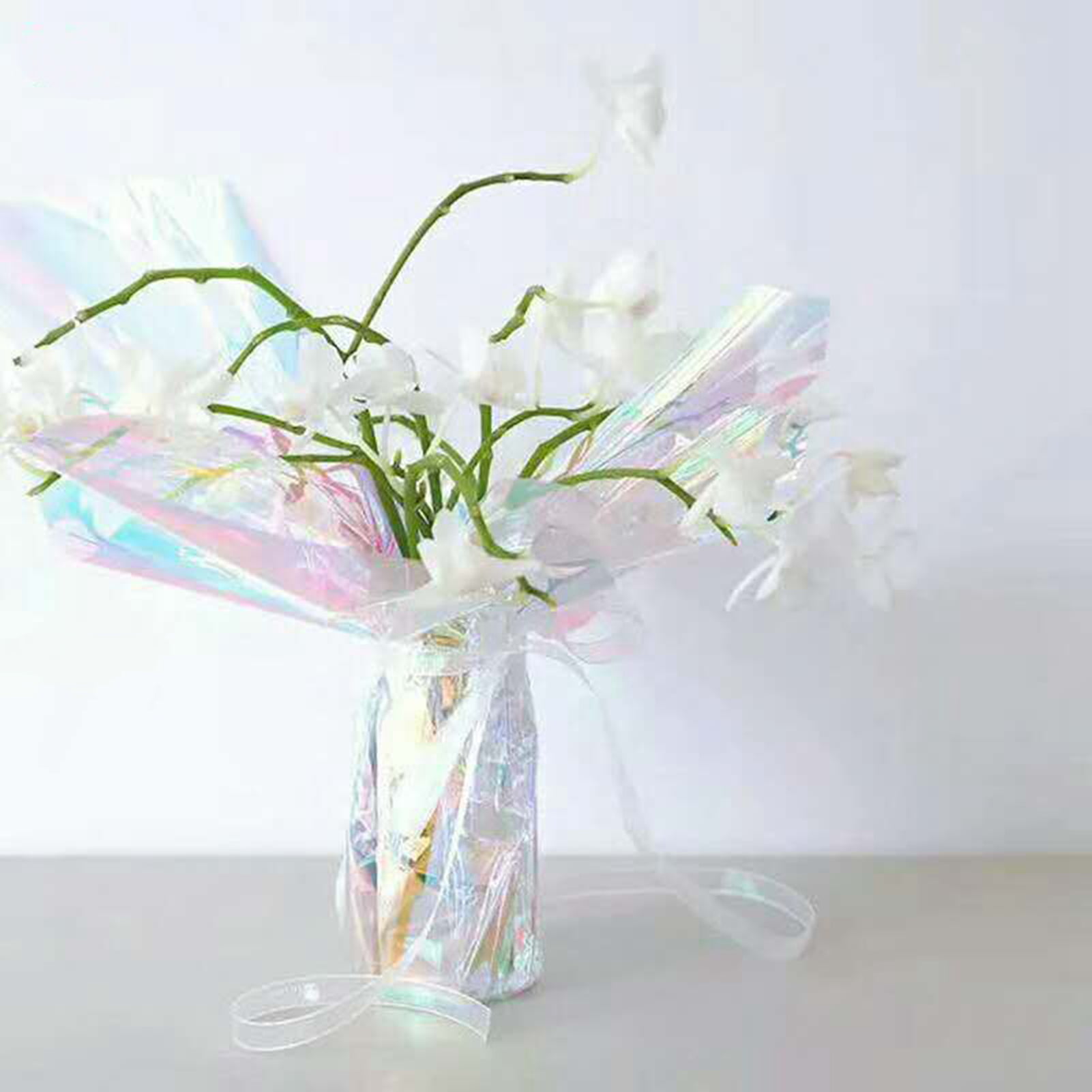 Holographic Chameleon Clear Flower/Gift Wrapping Paper, Waterproof