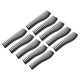 thumbnail image 1 of Peine De Dientes Anchos, Resistente, 10 Piezas, Ligero, Versátil, Peine Para Desenredar El Cabello, Portátil Para Viajes En Casa, 1 of 7