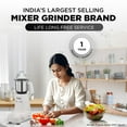 thumbnail image 3 of Preethi Eco Plus Mixer Grinder, White, 3 Jar, 3 of 6