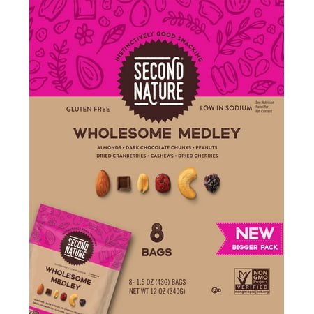 Kars Nuts Second Nature Wholesome Medley 12oz 8ct