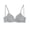 Gray, variant on Women’s Center Triangle Cutout Strapless Bandeau Wireless Bra Wide Non-Slip Band Built-In Pads Wire Free Smooth Support Off Shoulder Top Summer Beach Loungewear Underwear