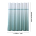 thumbnail image 4 of TTJ Outdoor Curtains Waterproof Outdoor Curtains Singles Sheet Suitable for Terraces Thickened for Privacys and Weather Protection with Metal Rings Suitable for Porches Pergolas, 4 of 7