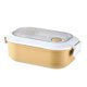 thumbnail image 1 of Lunch Box Stainless Steel Insulation Leakproof Cute Design Portable Bento Box for School Office Yellow, 1 of 5