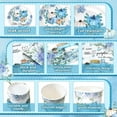 thumbnail image 4 of Hsei 250 Pcs Spring Wildflower Party Decoration Baby Shower Disposable Tableware Sets Birthday Supplies Serves 50 Guests Disposable Plates Napkins and Cups for Baby Bridal Shower Birthday Party, 4 of 10