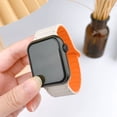thumbnail image 3 of TECH CIRCLE Double Sided Wearable Silicone Magnetic Loop Bands for Apple Watch Series 9 8 7 SE 6 5 4 3 2 1,Sport Watch Band Compatible with Apple Watch Band 38/40/41mm,Purple/Pink, 3 of 6