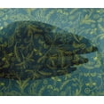 thumbnail image 5 of oneOone Viscose Chiffon Teal Green Fabric Florals Diy Clothing Quilting Fabric Print Fabric By Yard 42 Inch Wide, 5 of 6