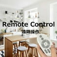thumbnail image 5 of FSLiving Remote Control J-Type Track Light Pendants Restaurant Wood Socket Macarons White Al Shade Nordic Style,E26 Juno Track Mounted Customizable for Kitchen Island Bar Counter, 3 Lights, 5 of 9