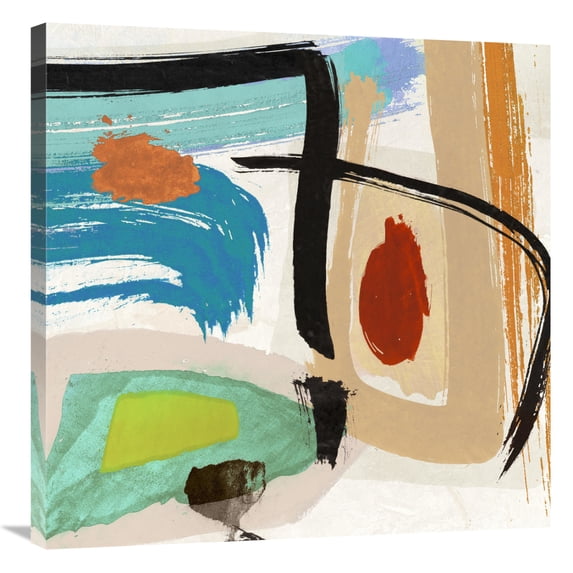 Global Gallery's 'Aventure II' by Teo Vals Perelli Stretched Canvas Wall Art