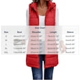 thumbnail image 3 of MaFYtyTPR Women's Long Puffer Vest Hooded Quilted Zip Up Sleeveless Jacket with Pockets Winter Lightweight Padded Warm Waistcoats, 3 of 6