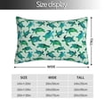 thumbnail image 2 of Fotbe Green Sea Turtle Funda de Almohada Decorativa Estilo Occidental, Lujo en Algodón, Fundas para Almohadas King, Cojín Estampado para Decoración del Hogar-20"x30", 2 of 6