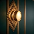 thumbnail image 4 of 3650HB Hinkley Lighting Mercer - 5W 1 LED Wall Sconce In Mid-Century Modern Style-6.75 Inches Tall and 6.75 Inches Wide-Heritage Brass Finish, 4 of 17