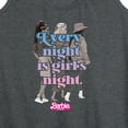 thumbnail image 3 of Barbie - Every Night Is Girls Night - Women's Racerback Tank Top, 3 of 5