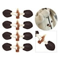 thumbnail image 5 of 8 Sets Leather Sew on Toggles with Resin Button Closures Sewing Accessories for Coat Jacket Clothings, 5 of 8