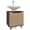 Black, Natural Oak, variant on Marlo Under Sink Cabinet with Two Doors and Interior Storage Shelves, Cut-Out Back