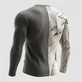 thumbnail image 4 of IWRICH 3D Printed T Shirts for Men Funny Long Sleeve Tshirts Graphic Casual Streetwear Tees 02-Light Gray M, 4 of 5