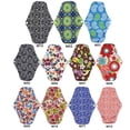 thumbnail image 3 of 8Pcs Washable Sanitary Pads Reusable Menstrual Pads Bamboo Charcoal Fiber Nursing Mat Sanitary Towels Napkins (7Pcs Sanitary Pads and 1Pc Bag), 3 of 3