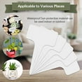100 Pcs 3.9 Inch Plastic Plant Labels Garden Marker Nursery Tags T-Type ...