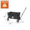 thumbnail image 2 of Ozark Trail Multi-Purpose Big Bucket Cart, Black Wagon, Versatile and Durable, 2 of 10