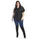 thumbnail image 4 of Blusa camisera ajustable Roman Fashion Tallas Extras 2436 Negro 36, 4 of 5