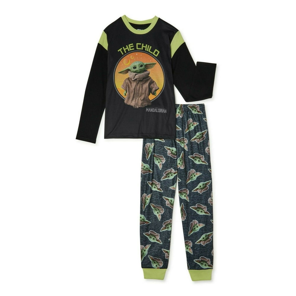 Star Wars Baby Yoda Pajamas for Boys, Star Wars Pajamas Boys, Lounge Set for Boys Walmart