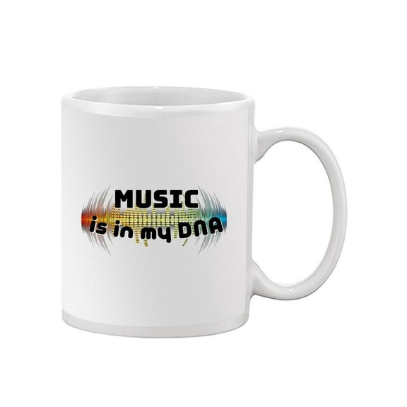 Music Is In Dna Quote Mug - Smartprints Designs,