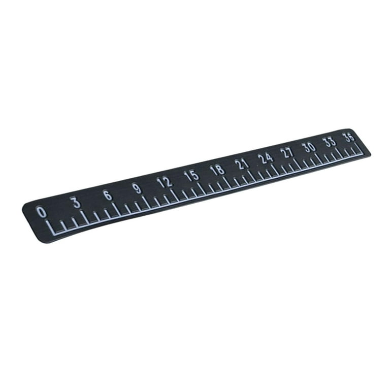 Boat Deck Fishing Ruler Foam Precision Marks 6mm Thickness Etched Numbers Easy to Clean 39 inch High Density Fish Measuring Ruler for Yachts Dark Gray