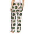 thumbnail image 3 of Picia Cute Armadillo Womens Soft Woven Cotton Elastic Waistband Sleep Pajama Pant Lounge Sleep Pant With Pockets And Drawstring-Medium, 3 of 9