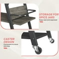 thumbnail image 5 of Bestier Kitchen Island Cart with Drawer Coffee Bar Station with Storage Grey, 5 of 8
