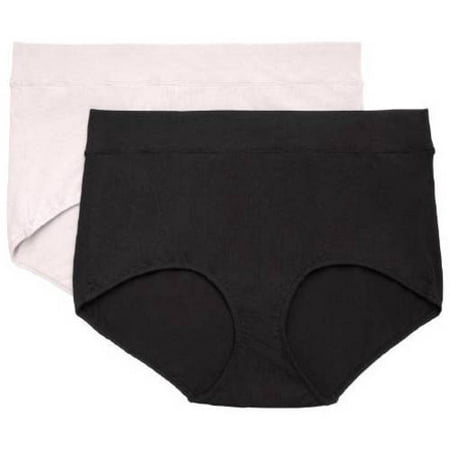 Blissful Benefits by Warner's - No Muffin Top Cotton Brief Panties 2PK ...