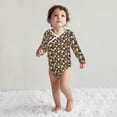 Cotton Baby Onsies, Flowers Daisy Long Sleeve Unisex Newborn Baby