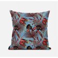 thumbnail image 5 of Plant Illusion Throw Pillow with Removable Cover in Red Gold Beige 16x16, 5 of 6