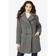 thumbnail image 4 of Roaman's Women's Plus Size Double Breasted Teddy Coat, 4 of 6