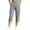 Gray Pants for Women, variant on Cargo Capri Pants for Women with Pockets Elastic Waisted Straight Leg Slim Casual Capris