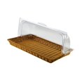 thumbnail image 4 of Cesta de pan tejido de ratán imitación, cesta de servicio de alimentos, contenedor de almacenamiento de alimentos multipropósito, cesta de servicio 53CMX33CMX26CM, 4 of 9