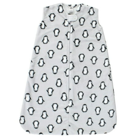 

Hudson Baby Plush Sleeveless Sleeping Bag Sack Blanket Gray Penguin 12-18 Months