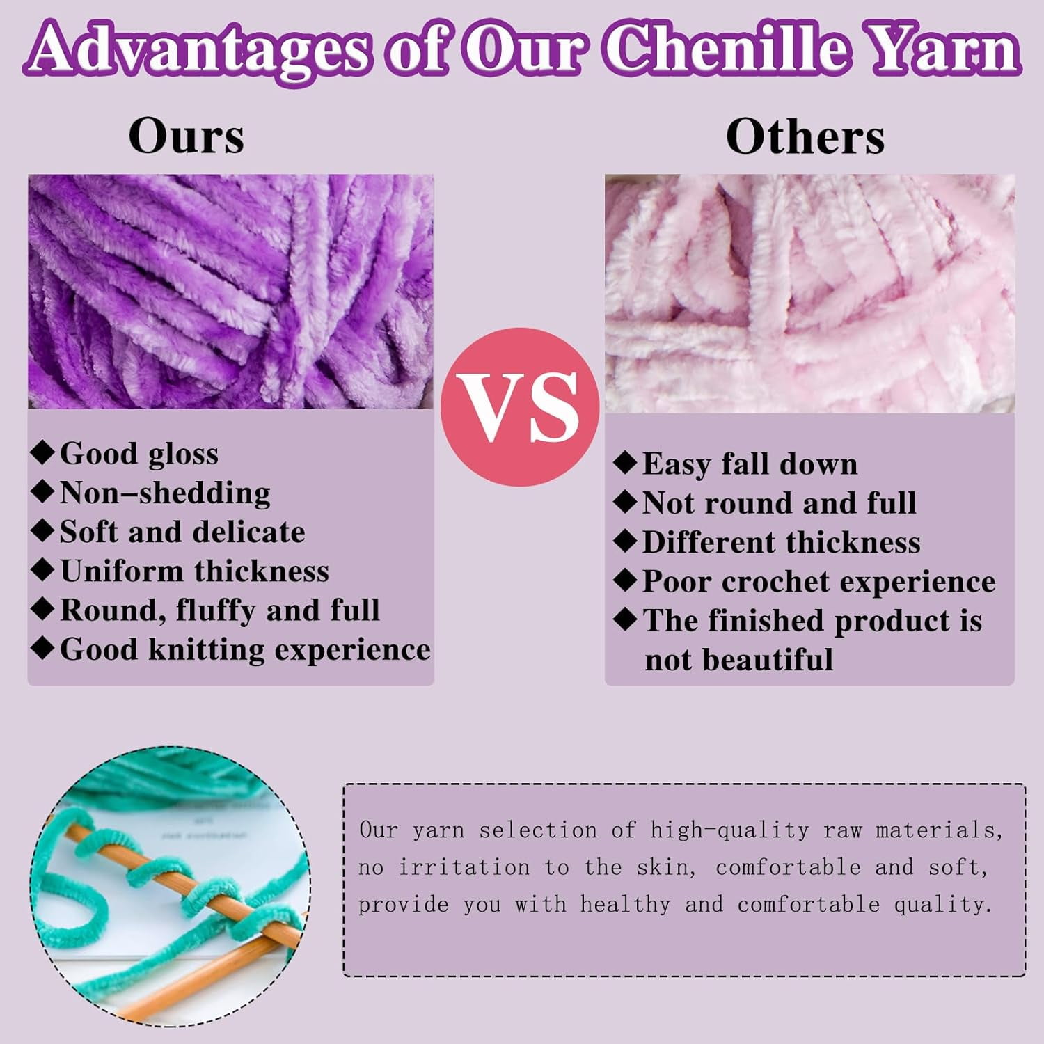 4 PCS 400g Soft Chenille Yarn Velvet Yarn for Crocheting, Fluffy Yarn for Knitting and Crochet DIY Craft,Warm Yarn for Blanket Bag Hat Scarve Clothe Gloves Slippers Doll