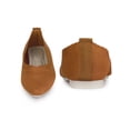 thumbnail image 4 of BLISSFUL STEP Mesh Knit Flats Pointed Toe Slip on Ballet Flats for Women Burnt Orange (Size 9), 4 of 4