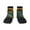 3 Black, variant on Sunflower Castle Starry Sky Pattern Quarter Crew Socks,Toe Seamed Ankle Socks,Cotton Cushioned Breathable Athletic Crew Sports Socks