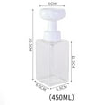 thumbnail image 4 of Agiferg Flower Foam Pump Bottles Soap Dispenser, Clear Plastic Empty Refillable Containers 2 Size Optional, 4 of 6