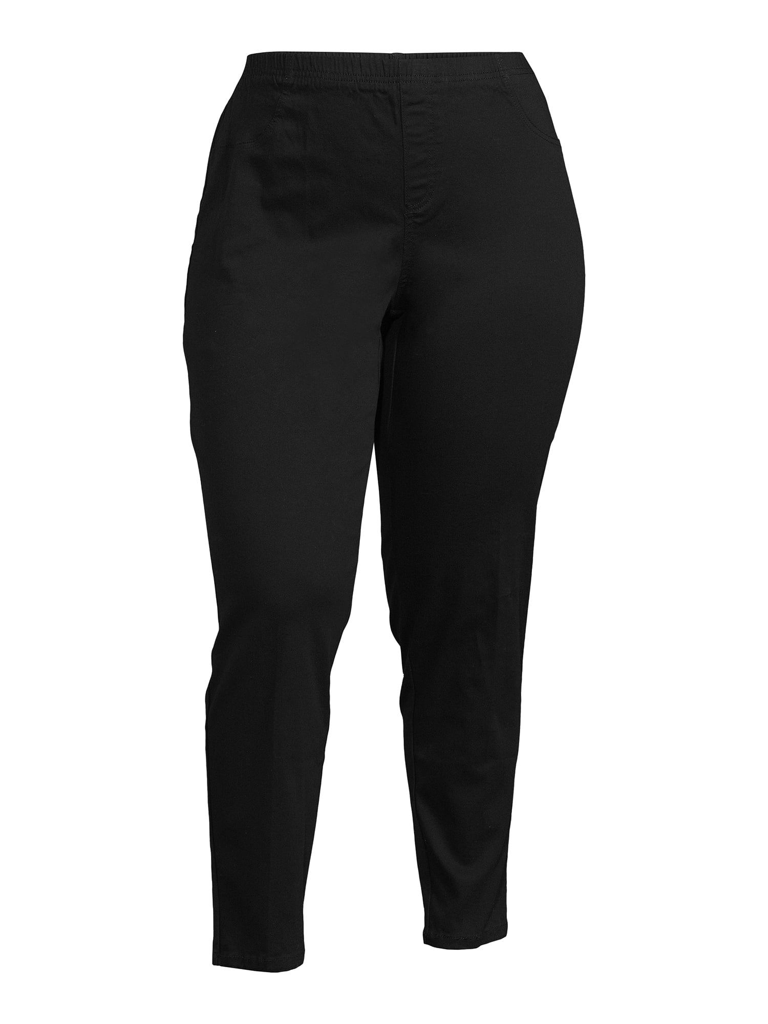JMS Just My Size by Hanes Women's Plus Size Pull-On Stretch Jeggings, Sizes 0X-4X, Regular and Petite