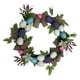 thumbnail image 4 of Bonita corona de Pascua, corona de Pascua Artificial, decoración de Pascua, de lazo trenzado, flores artificiales de primavera para fiesta, M Soledad corona de pascua, 4 of 10