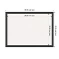 thumbnail image 4 of Amanti Art White Cork Board Wood Framed Stylish Black Bulletin Board 30 in. x 22 in., 4 of 7
