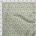 thumbnail image 4 of oneOone Cotton Flex Light Brown Fabric Watercolor Flower With Pot Sewing Material Print Fabric By The Yard 40 Inch Wide, 4 of 4