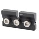 thumbnail image 4 of Wood Doweling Jig Drill Guide 3 in 1 Locator Hole Puncher Positioning Opener Carpentry Tools Black, 4 of 5