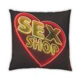 thumbnail image 2 of Ahgly Company Neon Neon Coussin d'Extérieur 18 Pouces par 18 Pouces, 2 of 6