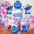 thumbnail image 2 of Globos de fiesta de Lilo y Stitch, globos de película de aluminio para fiesta de Stitch, decoraciones para fiesta de cumpleaños (6 uds), 2 of 4