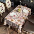 thumbnail image 2 of Breast Cancer Awareness Pink Ribbon Floral Rectangle Tablecloth 60"x102",Waterproof Polyester Rectangle Table Cloth, Wipeable Spillproof Polyester Tablecloth for Dining, Camping, Indoor and Outdoor, 2 of 6