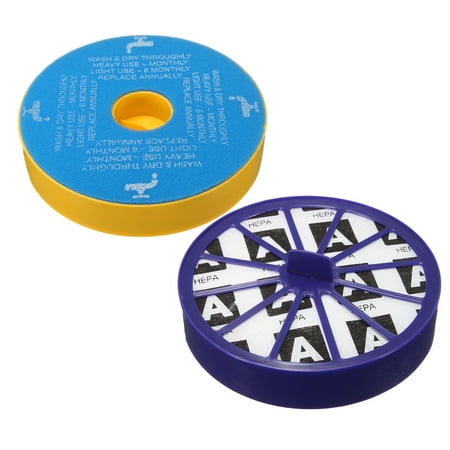 Post Motor Filter Kit 2PCS washable Washable Pre & Post Motor HEPA Vacuum Filter For Dyson DC14 Replacements Kits ()