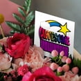 thumbnail image 3 of 3drose, Shooting Star Rainbow Awesome Volunteer, 12 Greeting Cards with Envelopes, 3 of 7